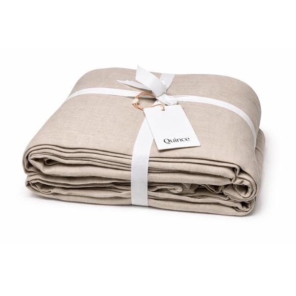 Quince European Linen Room Darkening Curtain Panel Dark Flax 96x84 NWT - Picture 3 of 7